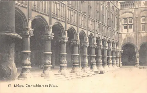 B93610 liege cour interieure du palais belgium