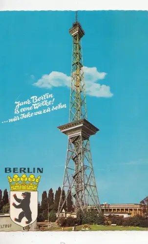 BF23821 BERLIN WELTRUF GERMANY FRONT/BACK IMAGE