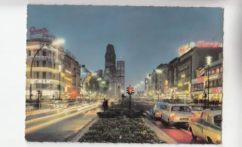 BF23852 berlin kurkurstendamm mit alter und neuer k germany front/back image