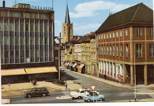 BF15029 EUSKIRCHEN BLICK IN DIE BAHNHOFSTRASSE DEUTSCHLAND VORDER-/RÜCKBILD