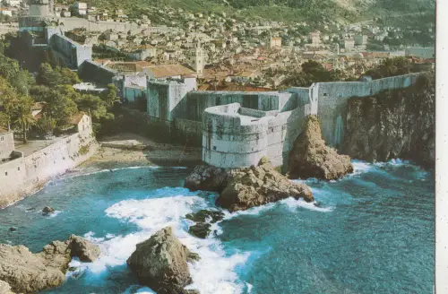 BF30578 dubrovnik gradske zidine croatia front/back image