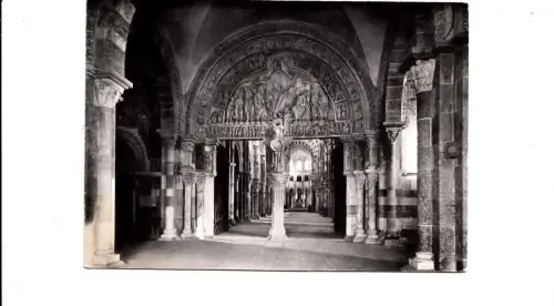BF14699 vezelay yonne eglise abbatiale de la madeliene france front/back image