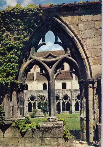 BF15154 abbaye de noirlac en berry son cloitre france front/back image