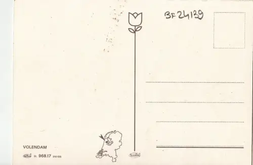 BF24139 Volendam Typen Schiff Niederlande Vorder-/Rückbild