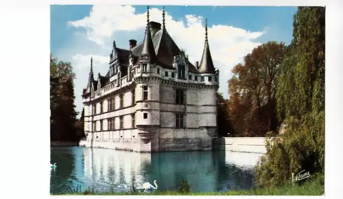 BF15542 azay le rideau i et l le chateau france front/back image