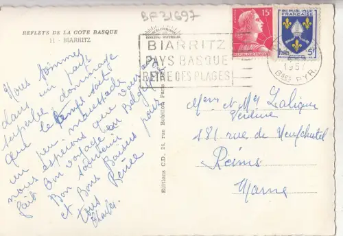 BF31697 Biarritz Frankreich Vorder-/Rückbild