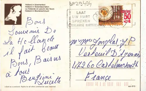 BF29494 holland in blementooi types niederlande front/back image