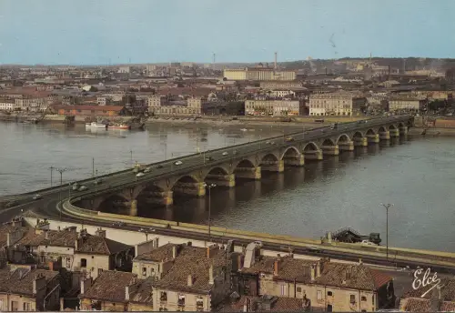 BF25478 bordeaux gironde le pont de pierre france Vorder-/Rückbild