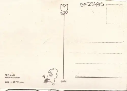 BF29490 Zeeland Lederdrachten Typen Niederlande Vorder-/Rückbild