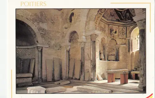 BF13348 poitiers le baptistere saint jean france front/back image