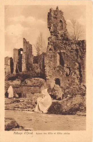 B94690 abbaye d orval ruines de XVile belgium