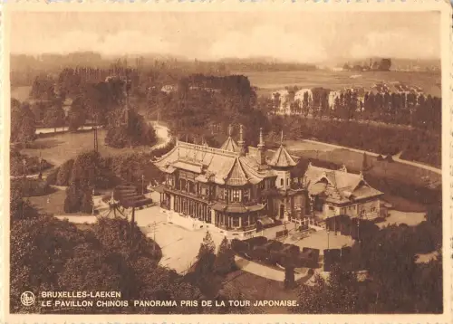 BR57227 Le pavillon chinous panorama pris de la tour japonaise Brux Belgien