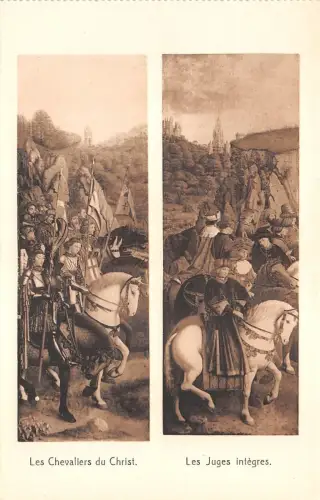 BR44593 The Knights of christ Grand cathedrale st Bavon paint printures belgien