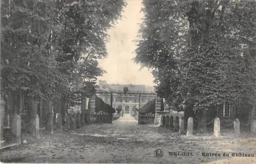 BR55426 Entree du chateau Beloeil belgien