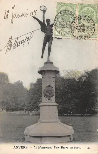 BR78167 anvers le monument van beers au parc belgien