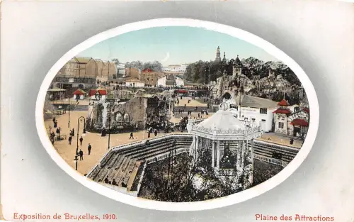 BR41028 plaine des attractions Exposition de Bruxelles Belgium