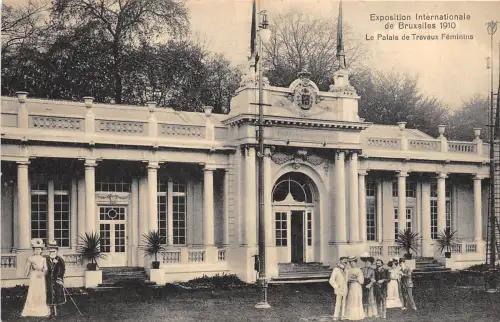 B94562 exposition de bruxelles le palais de treavaux feminins belgien