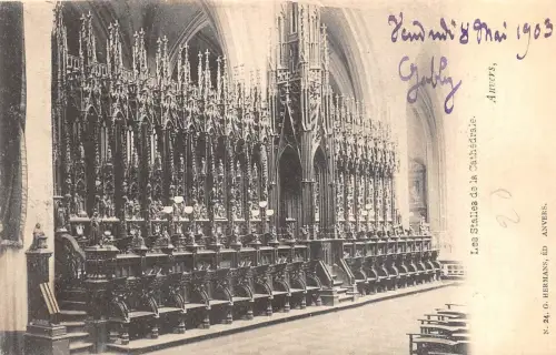Br35189 Anvers Les salles de la Cathedrale belgien