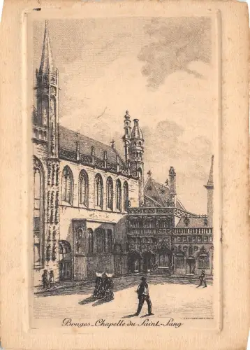 BR40460 Brügge Chapelle Duu Saint Lang Belgien