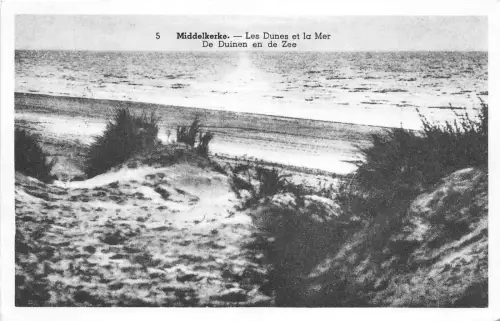 BR20152 Middelkerke les dunes et la mer Belgien