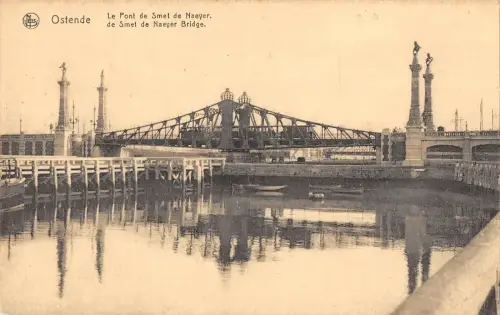 BR55270 Le pont de smet de naeyer Ostende belgien