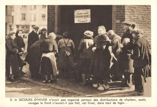 BR55131 Une distribution de charbon realisations du secors d Hiver belgium