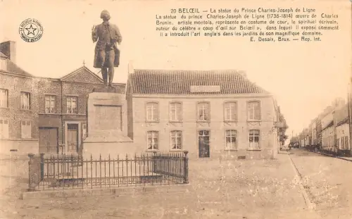 BR55604 Beloeil La Statue du Prince Charles Joseph de Ligne Belgien