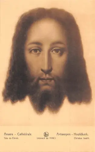 BR44585 Tete du christ Cathedrale Anvers Lackbilder Belgien