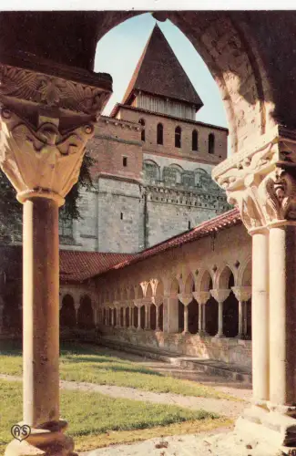 BF13227 moissac t et gne le cloitre france front/back image