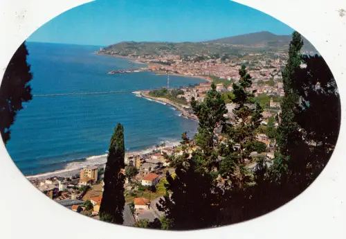 BF12610 riviera dei flori s remo panorama du levante italy front/back image