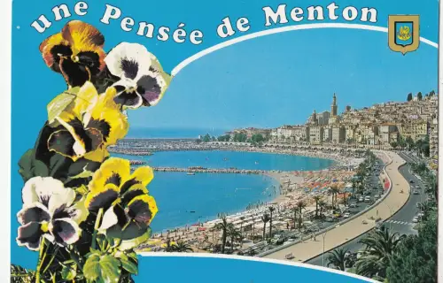 BF20306 menton vue generale france front/back image