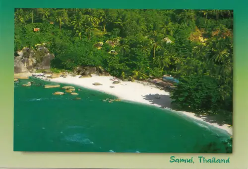 BF17669 tong takhian beach samui thailand front/back image