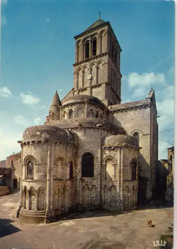 BF14341 chauvigny l eglise saint pierre france front/back image