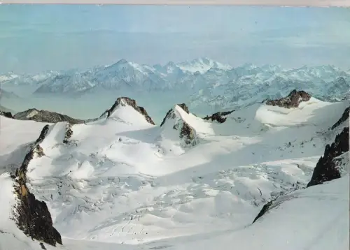 BF19603 pointe helbronner et grand chamonix mont blanc france front/back image