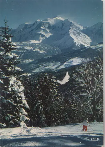 BF22268 cordon h s le massif du mont blanc depuois france front/back image