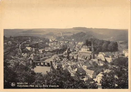 BR55138 Panorama pris de la cote d auclin Bouillon belgien