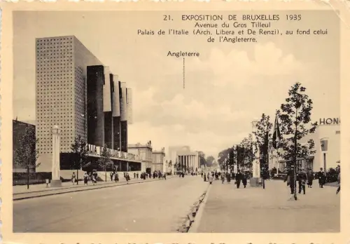 BR38375 Exposition de Bruxelles avenue du Gros Tilleul belgium