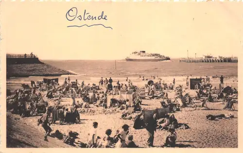 BR16809 Ostende la Petite Plage belgien