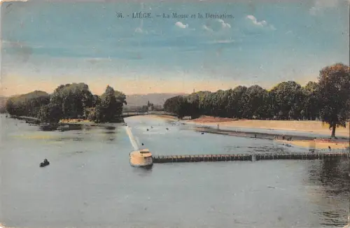 BR72452 liege la meuse et la derivation belgium