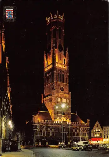 BR21629 Brügge Hallen en belfort bij necht belgien
