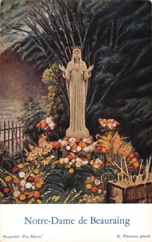 BG34366 notre dame de beauraing Postkarte Belgien