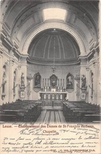 BR55294 Etablissement des dames de st Francois de sales chapelle leuze belgien