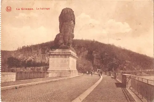 BR56059 Le barrage la Gileppe Belgien