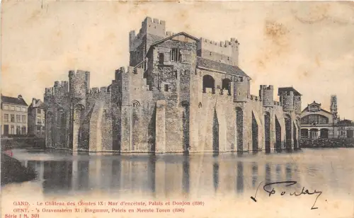 B94842 gand gent le chateau des comtes IX belgien