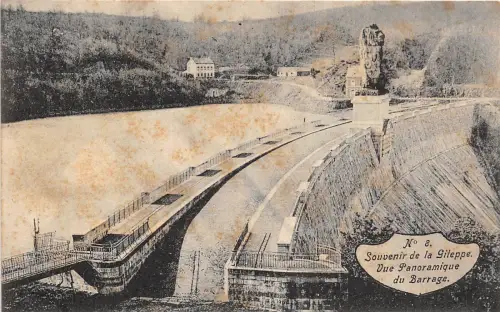 B93605 souvenir de la gileppe vue panoramique belgien