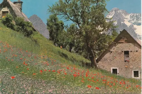 BF20919 vallee du valgaudemar le hameau des portes au p france front/back image