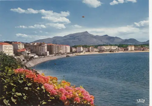 BF31956 st jean de luz la plage et le rhune 64 france front/back image