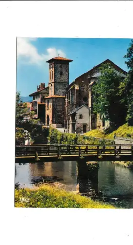 BF13962 saint pied de port la nieve et l eglise france front/back image