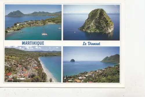 BF28183 le bourg du diamant martinique caribbean islands front/back image