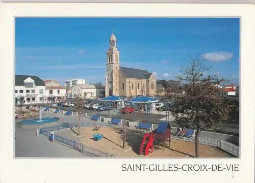 BF13525 saint gilles croix de vie vendee l eglise de crl france front/back image